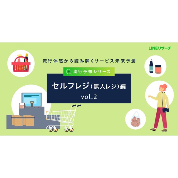 セルフレジ利用率が増加し91％に！　1年後にはさらに増加の予測も【LINEリサーチ調べ】